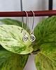kolczyki wire wrapping Kolczyki z zawijaskami