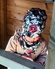 czapki dziecięce Czapka wiosenna dla dziewczynki w kwiaty piwonie