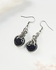 kolczyki wire wrapping Kolczyki Noc Kairu stal chirurgiczna handmade wirewrapping
