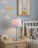 lampy do pokoju dziecka Chromowana lampka nocna dla dzieci z włącznikiem SIENA mix kolorów