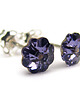 kolczyki swarovski Kolczyki Swarovski - kryształySwarovski- Tanzanit