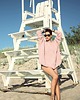 swetry damskie  Sweter handmade oversize  z wełną  pudrowy róż