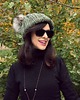 czapki damskie Zielona czapka beanie  z pomponem