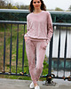 komplety damskie Dres damski,bluza,spodnie,pudrowy róż