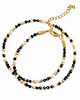 chokery Choker turmalin cytryn