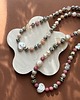 chokery Naszyjnik choker selflove czyli perła serce i kamienie naturalne