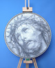 obrazy Jezus Chrystus  - Fotorealistyczny  unikalny Obraz z Nici String Art 60cm