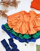 sukienki dla dziewczynki Sukienka Dresowa  Betty Orange