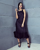 sukienki midi damskie Czarna suknia wieczorowa Black Book