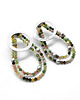 kolczyki wire wrapping Kolczyki  z turmalinami