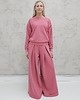 komplety damskie Sarai wygodny komplet bluza i szerokie spodnie z zakładkami Malaga