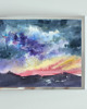 obrazy WYPRZEDAŻ SZTUKI! Akwarela Niebo oryginalny obraz 300g A4 21x30 cm
