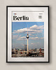 plakaty Minimalistyczny plakat Berlin Niemcy - Do salonu, sypialni, biura