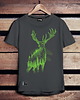 t-shirty męskie Koszulka męska JELEŃ SZLACHETNY ciemnoszara 2
