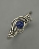 pierścionki - różne Pierścionek regulowany sodalit wire wrapping