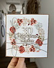 kartki scrapbooking Rustykalna kartka życzenia z okazji 30. rocznicy ślubu