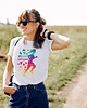 t-shirt damskie Koszulka organiczna z nadrukiem Wiecznie zabiegana