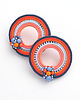 kolczyki soutache Pastelowe koła 2