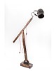 lampy podłogowe Lampa loftowa stojąca WOODEN CRANE REFLEKTOR