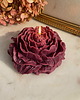 świeczniki i świece Świeca sojowa ekologiczna dekoracyjna piwonia peonia 100x40mm (duża)