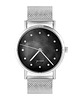 zegarki unisex Zegarek - Czarny - bransoleta mesh