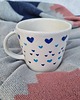 kubki Kubek ceramiczny ręcznie malowany SERCA