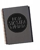 notatniki i albumy Moja siostra wymiata, notatnik