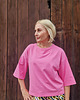 t-shirt damskie Bluzka CUBE - letni róż