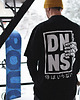 t-shirty męskie Czarna długa koszulka organic DNNS