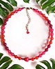 chokery Choker : energy : summer collection : jadeit i ceramiczne serduszko