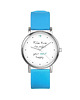 zegarki damskie Zegarek  mały - Happy soul - silikonowy, niebieski