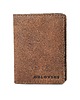 portfele męskie Męski brązowy portfel slimwallet ORLOVSKY W01