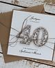 kartki scrapbooking Kartka na 40 urodziny