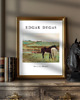 plakaty PLAKAT Edgar Degas,  sztuka ścienna, konie na łące obraz
