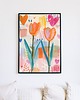 plakaty Plakat - Kocham tulipany 1