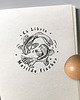 stemple Pieczątka ex libris - Japońskie Ryby Koi