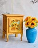 szafki Ręcznie malowana szafka inspirowana malarstwem, słoneczniki, ceramiczna gałka
