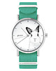 zegarki damskie Zegarek - Królik - turkusowy, nylonowy
