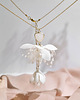 Biżuteria ślubna Naszyjnik white z tiulem nude/gold z kolekcji Blossom Garden