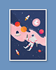 grafiki i ilustracje Plakat KOSMOS