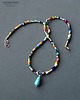 naszyjniki - inne Boho optymistycznie Cudnie kolorowy naszyjnik handmade poprawi Ci nastrój 3w1