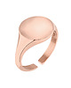 pierścionki złote Masywny sygnet z różowego złota