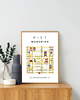 plakaty PLAKAT Piet Mondrian, plakat abstrakcyjny