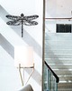 Ozdoby na ścianę Ważka Geometryczna - dekoracja na ścianę- ozdoba do salonu - scandi