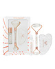 akcesoria dla niej CRYSTALLOVE Crystal quartz set: roller + gua sha