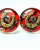 spinki do mankietów SPINKI - Podkowa (Red) - Spinki do mankietów