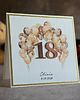 kartki scrapbooking Kartka na 18 urodziny z kopertą prezentową, BH 20