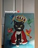 obrazy Portret Twojego pupila na płótnie (portret psa lub kota)
