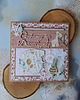 kartki scrapbooking Kartka dla przyszłej mamy dziewczynki, kartka na baby shower