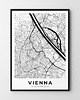 plakaty Plakat Wiedeń Vienna mapa